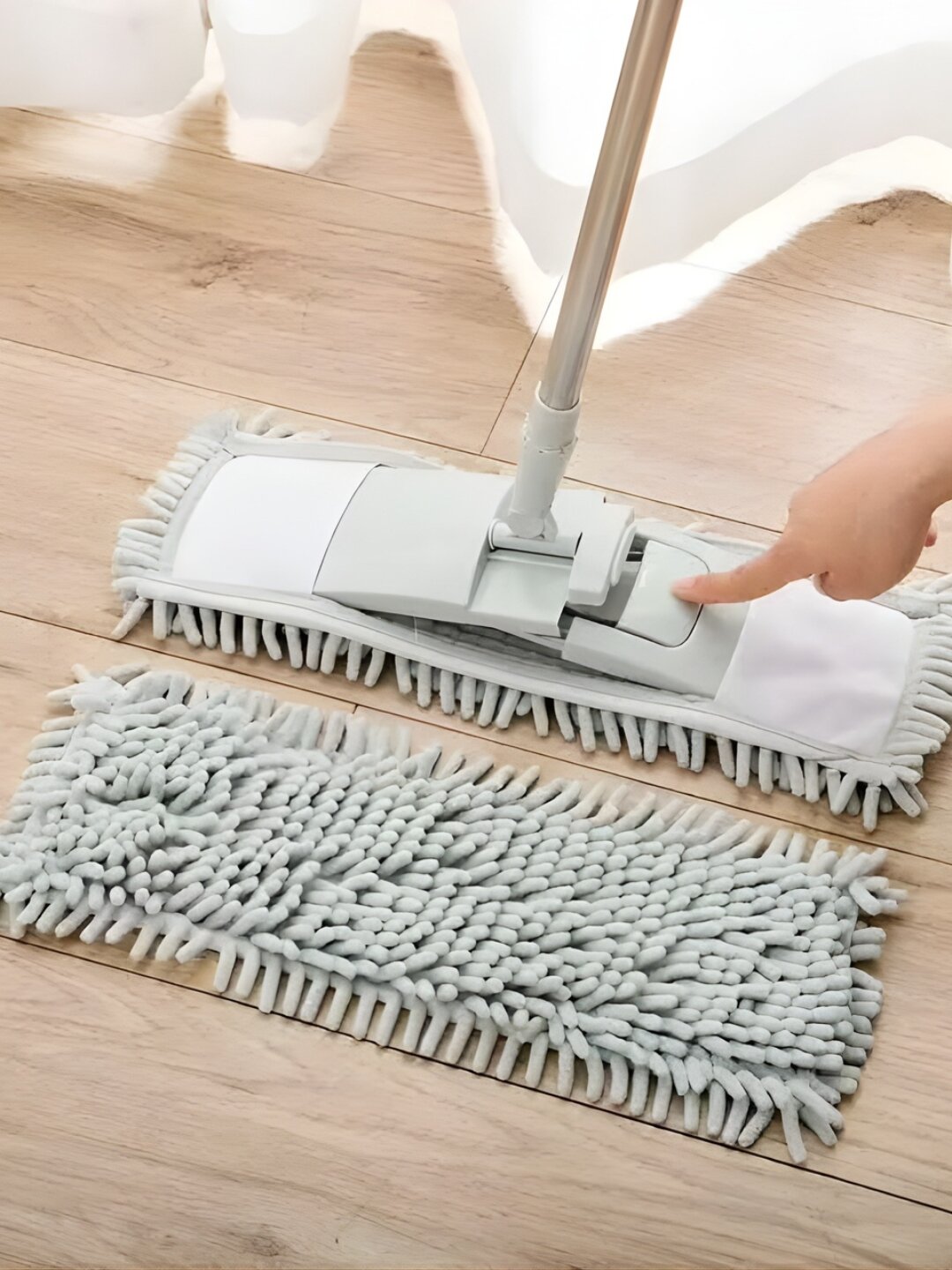 Швабра для мытья полов, окон, длинная ручка, насадка для ткани, Униврсальная