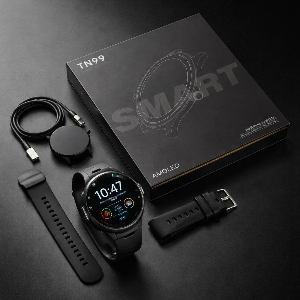 WATCH FUNOST Model: TN99 Black смарт часы для любители и комфорта