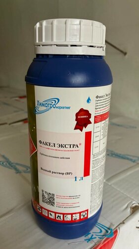 Изображение товара Гербицид "Факел Экстра", сплошного действия, против всех известных сорняков, 1 л.