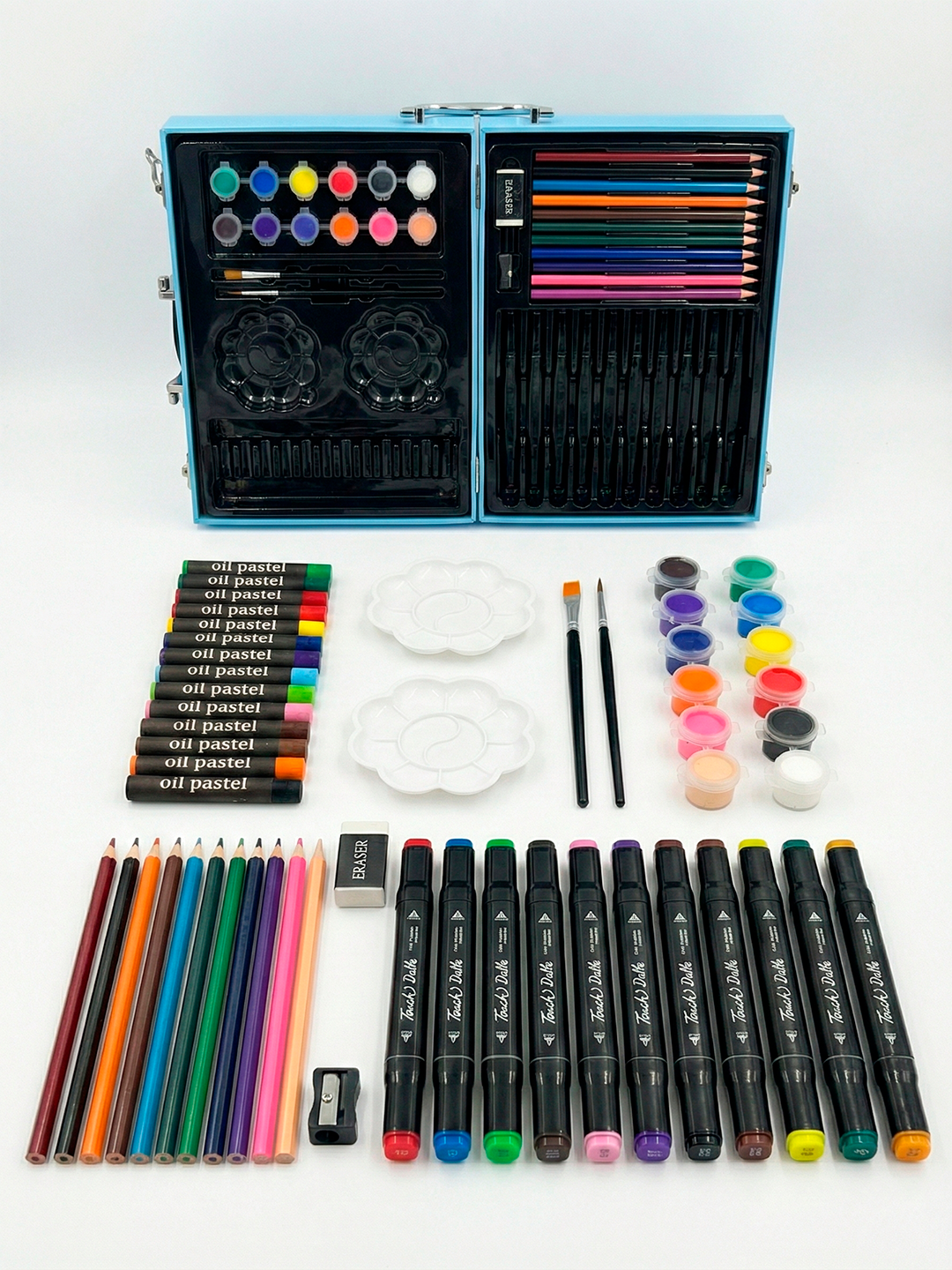 Набор для творчества с различными материалами для детей и подростков для рисования и экспериментов. — фото 1