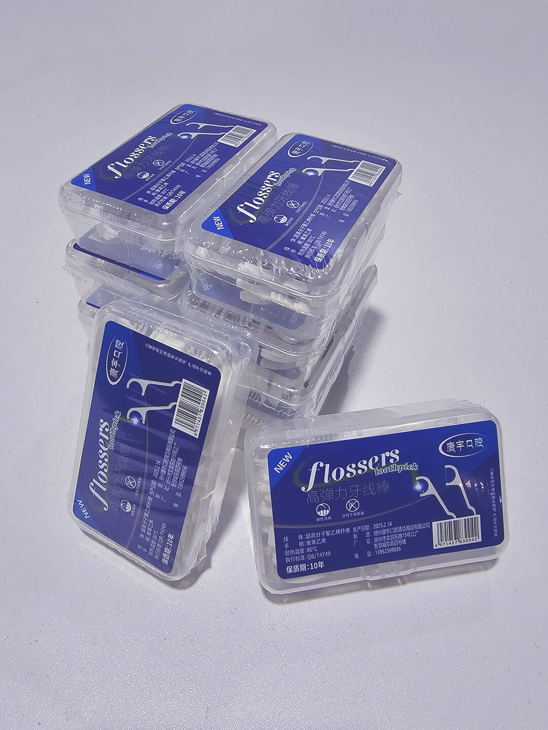 Зубная нить и зубочистка флоссер, 500 шт — фото 1