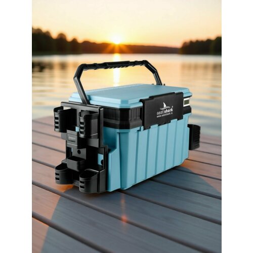 Ящик рыболовный LY85 голубой 45*28*30 см