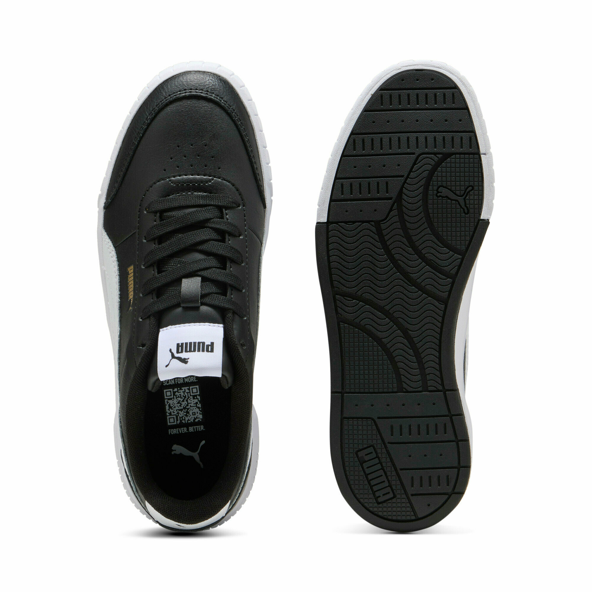 Кеды PUMA Carina Mia, размер 4.5 UK, черный — фото 1