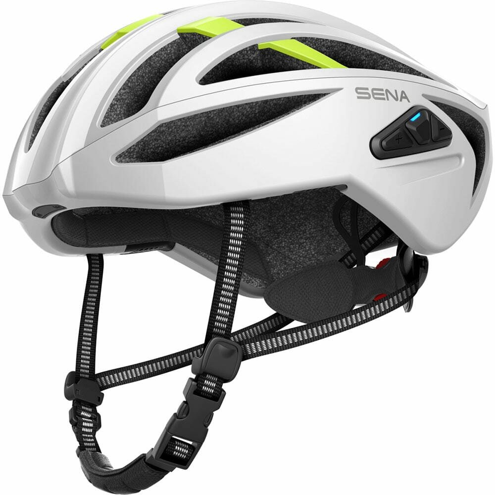 DECATHLON шлем защитный Sena R2, белый, L/59-63 см, с bluetooth и интеркомом