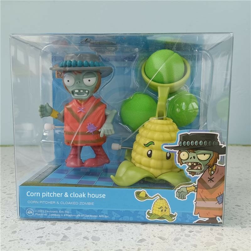 Plants vs. Zombies Зомби в Плаще и Стрелок Кукурузой Набор