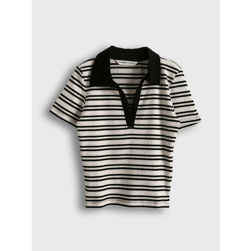 фото Поло lc waikiki, 1 шт., размер 2xl, black striped