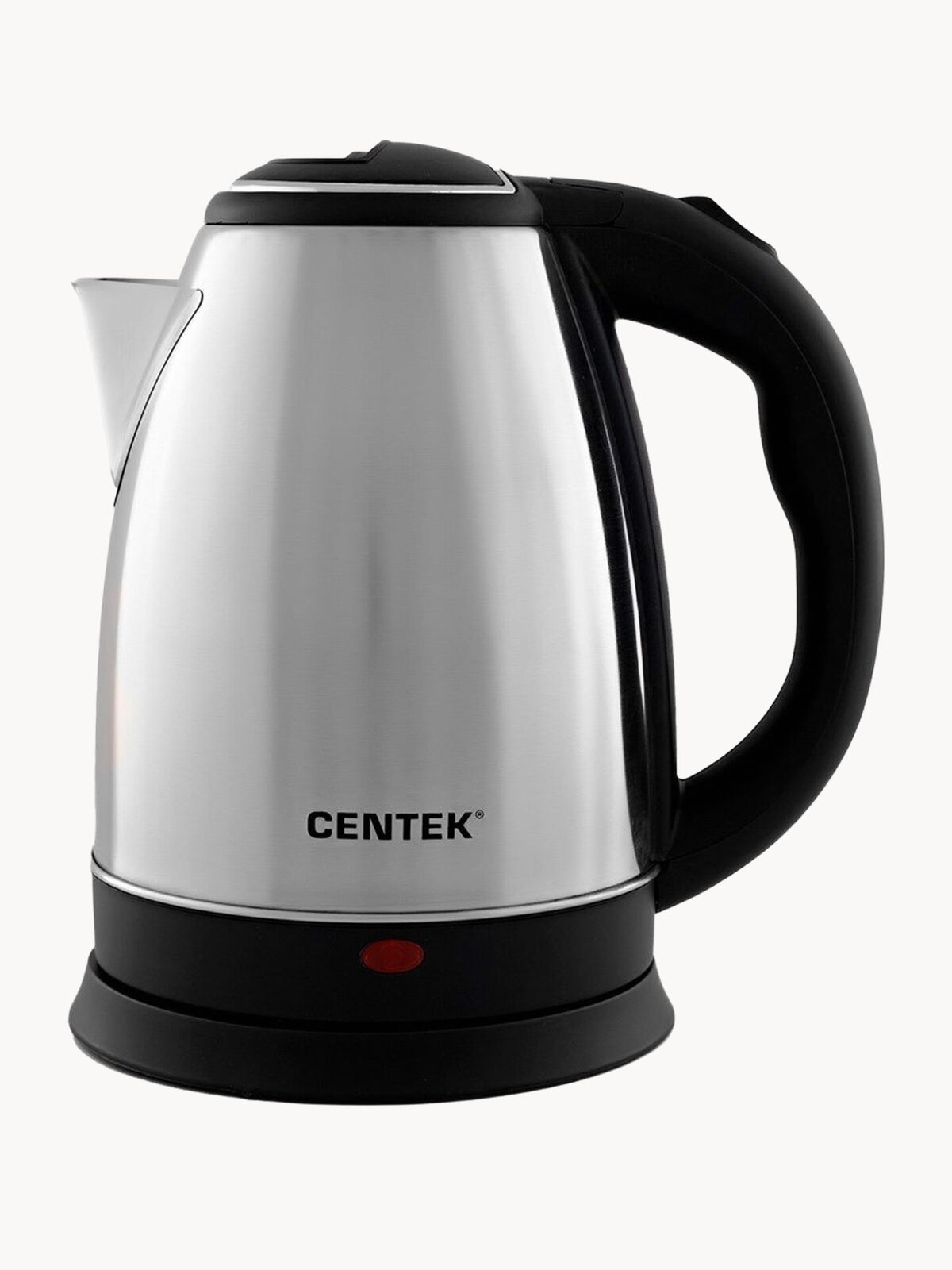 Чайник металлический CENTEK CT-1068 матовый, 2л, 2000W, хромированная вставка на крышке