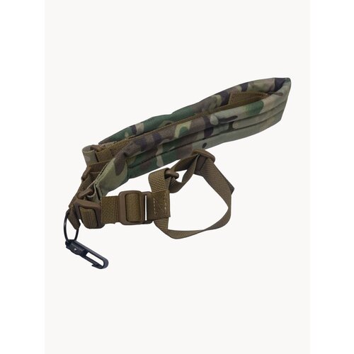 Ремень оружейный Strike тактический увеличенный с наплечником, мультикам