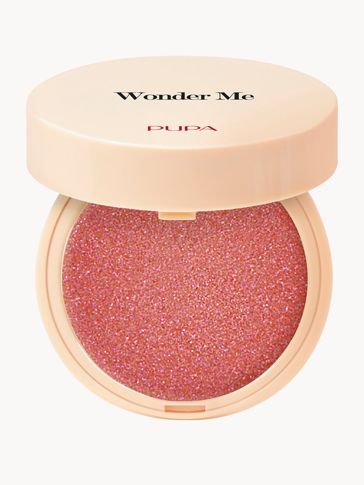 PUPA Румяна для лица компактные сверкающие WONDER ME BLUSH тон 002 Обними меня
