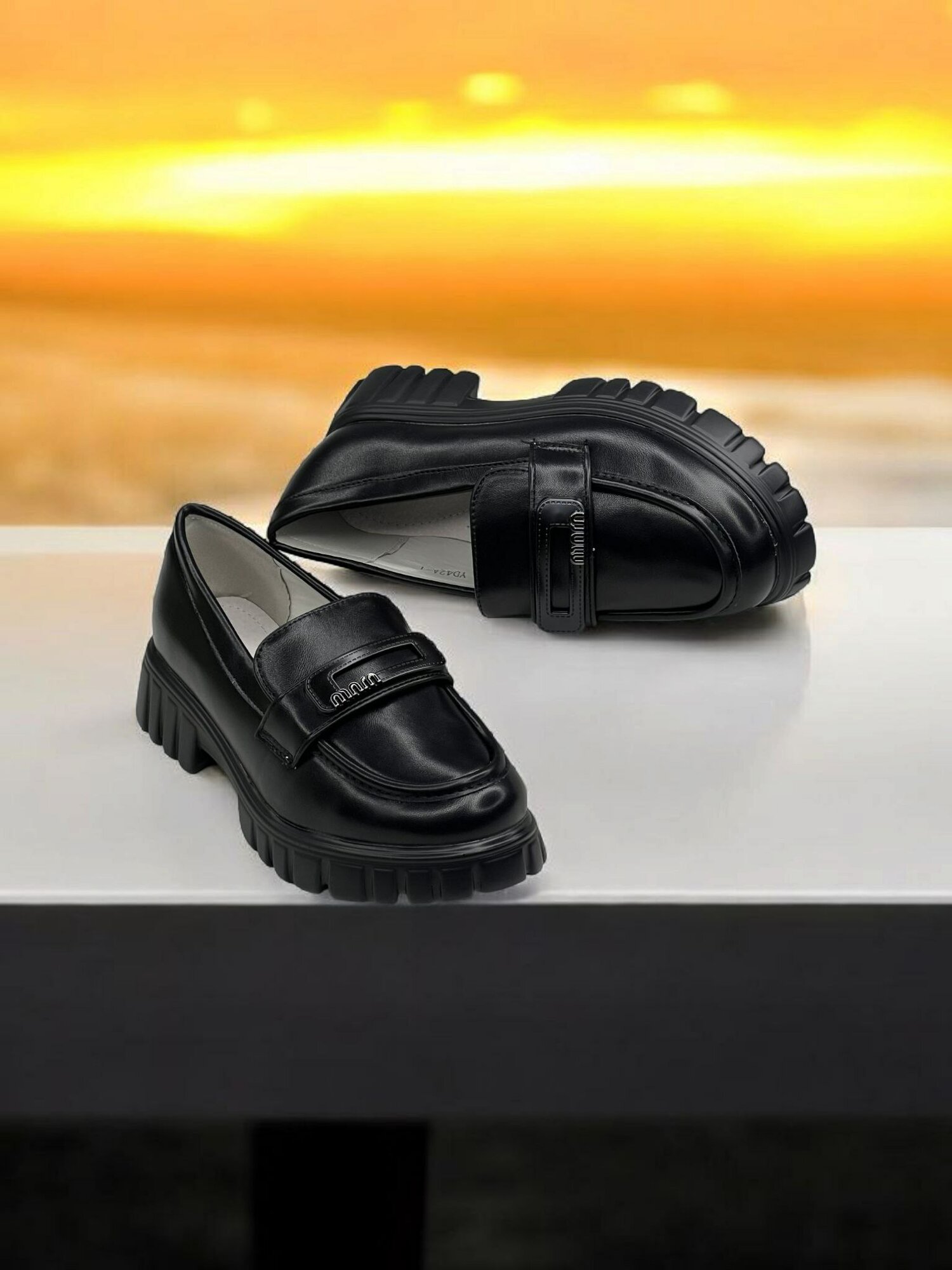 Лоферы размер 35, , черный — фото 1