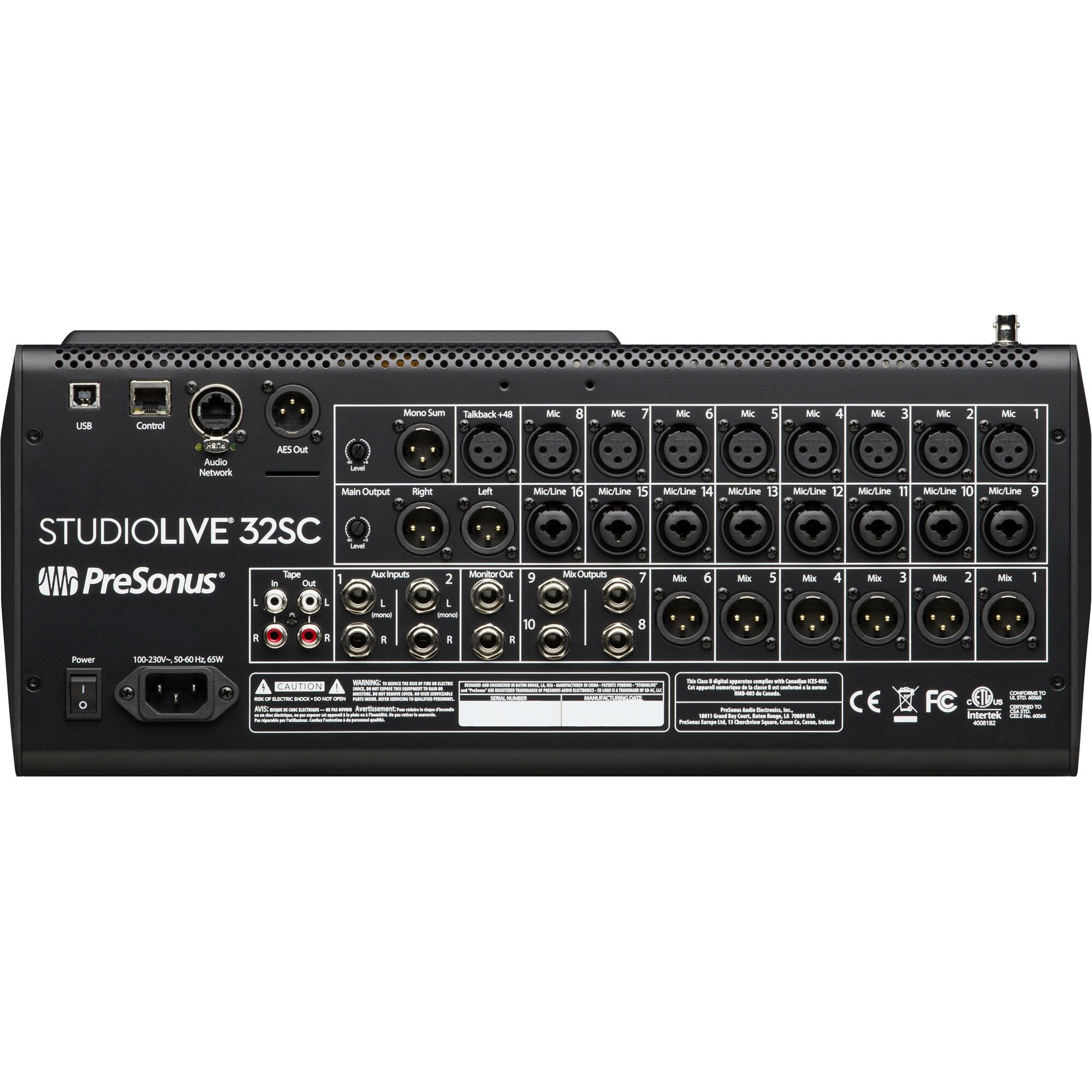 Цифровой микшер PreSonus StudioLive 32SC — фото 1