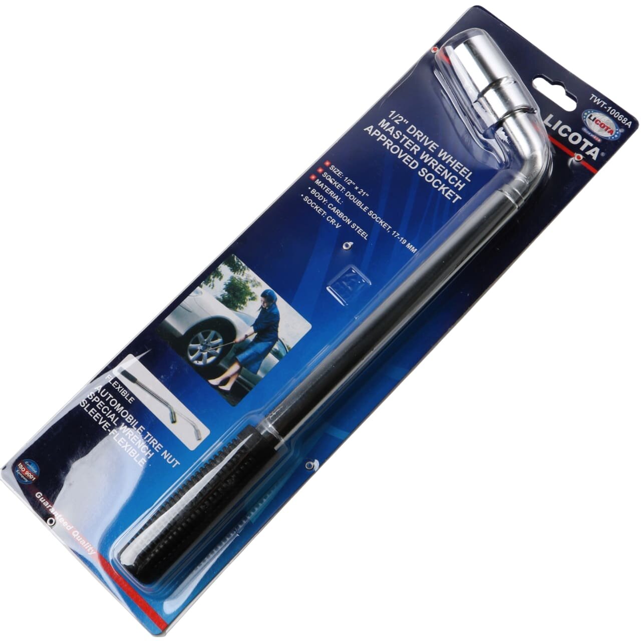 Licota TWT-10068A Баллонный ключ телескопический 1/2" 17-19 мм - фото №6