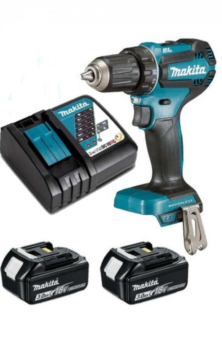 Дрель-шуруповерт аккумуляторная LXT 18В - 50Нм 2АКБх3Ач и з/у Makita DDF485RF2