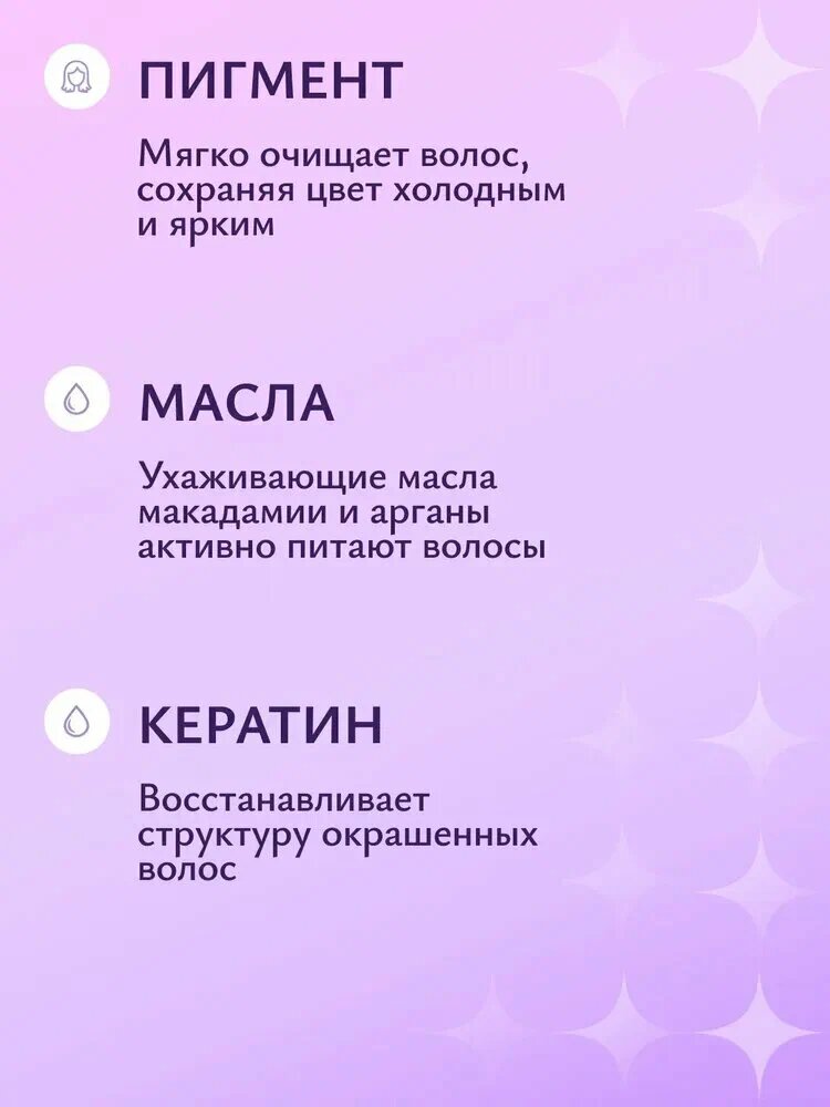 ESTEL / Prima Blonde – Набор «Мне фиолетово» для холодных оттенков блонд (шам. 250мл. + бал. 200мл.), (арт: PB.N) — фото 1