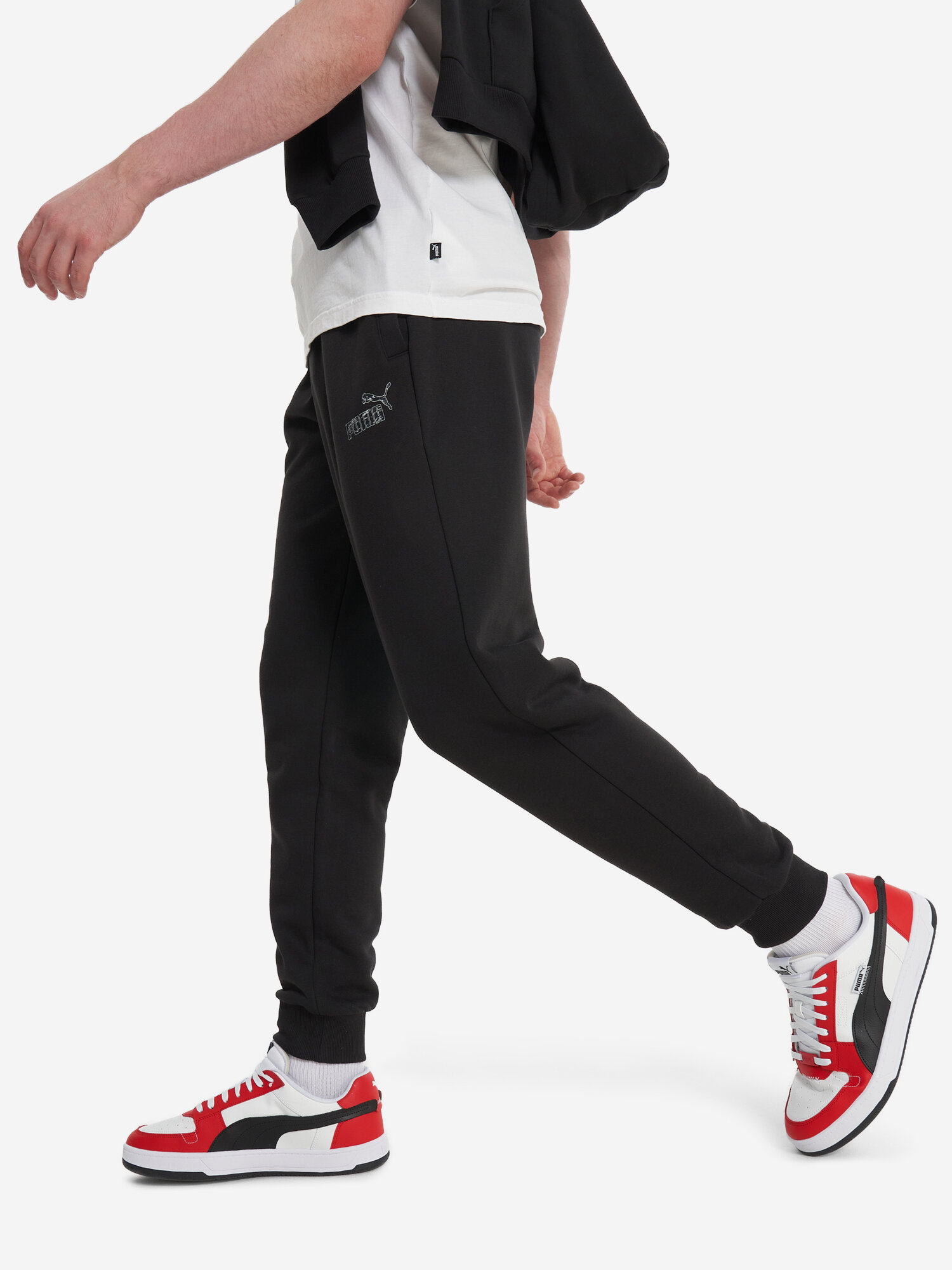 Брюки спортивные PUMA, размер L, черный