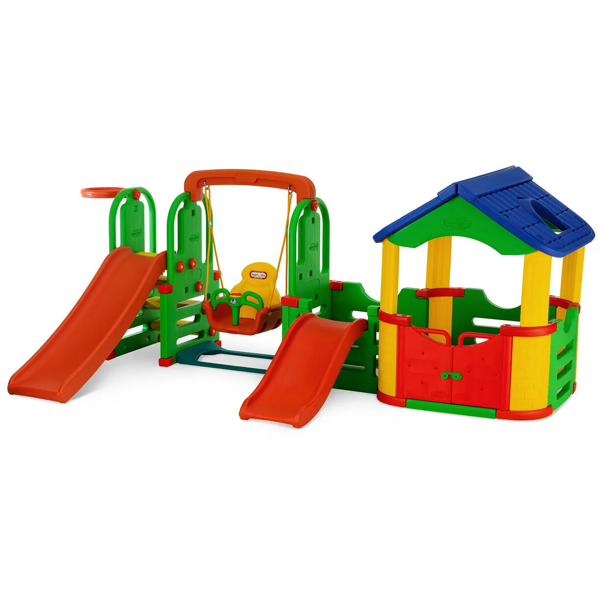 Пластиковые комплексы для детей в фото