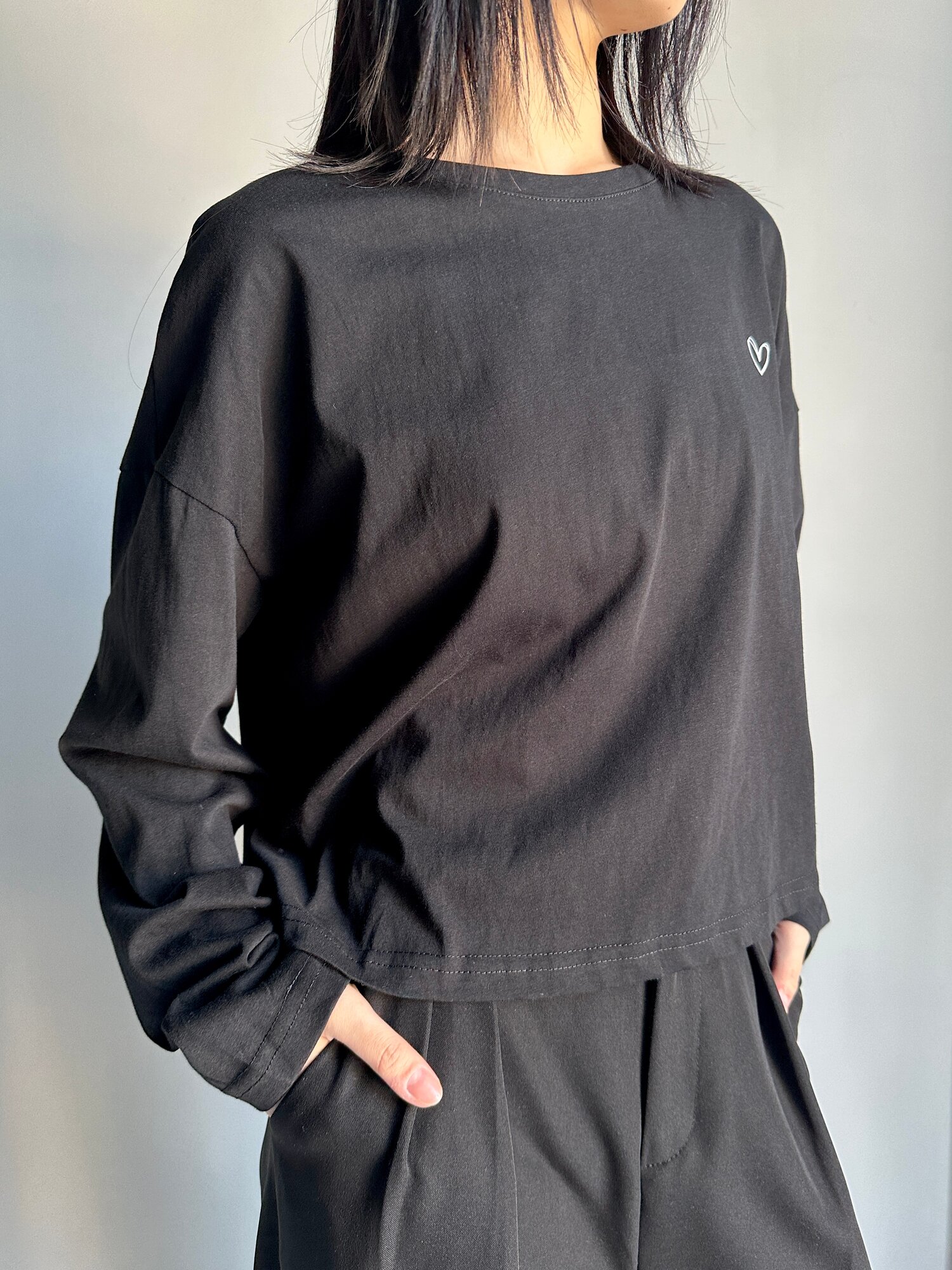 Лонгслив INK, размер Std, , черный — фото 1