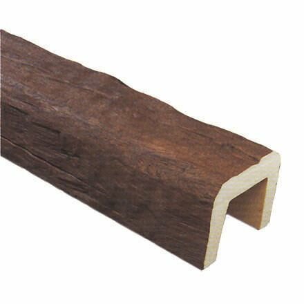Декоративная Балка Рустик Decomaster 370 Дуб Тёмный В190хШ170хД3000 мм / Декомастер.