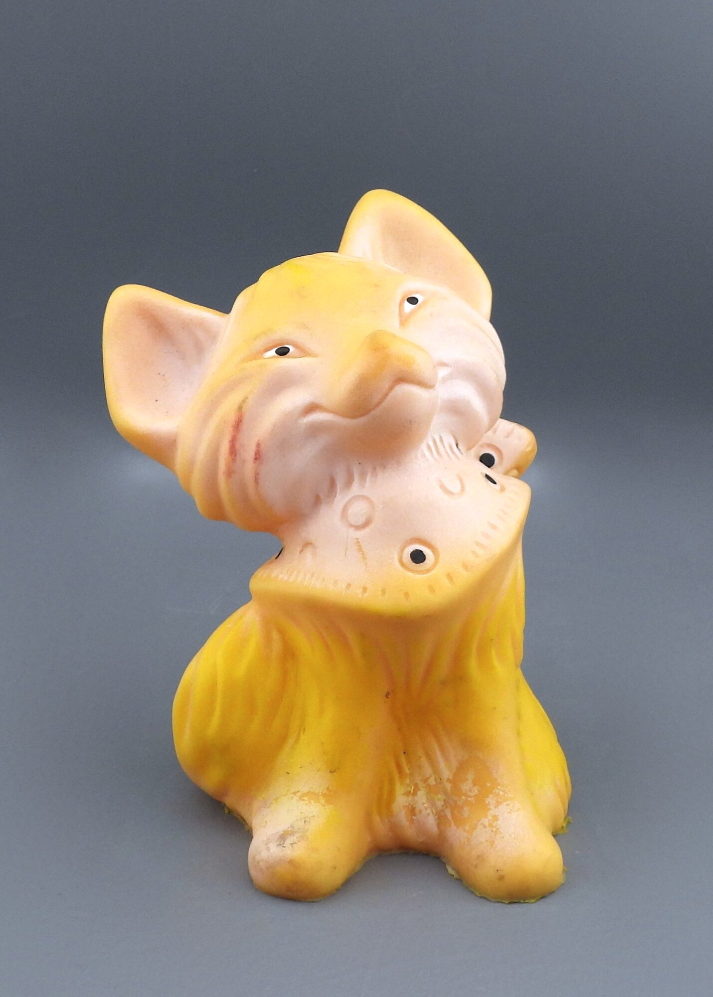 "Лиса" игрушка резиновая СССР 12 см