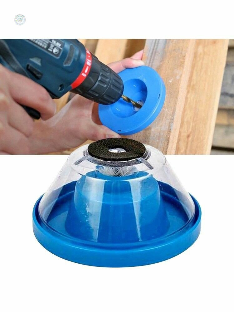 Пылесборник для дрели с застёжкой пылезащитный чехол-чаша 4-10 мм ударопрочный аксессуар для чистого сверления стен домашнего ремонта и монтажа кондиционеров