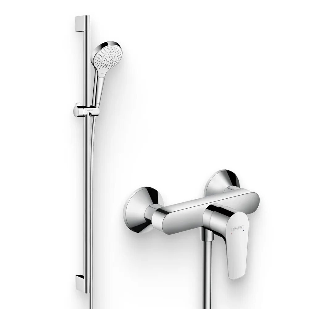 Душевой комплект Смеситель для душа Hansgrohe Talis E 71760000 / Гарнитур Croma Select S Multi 26570400