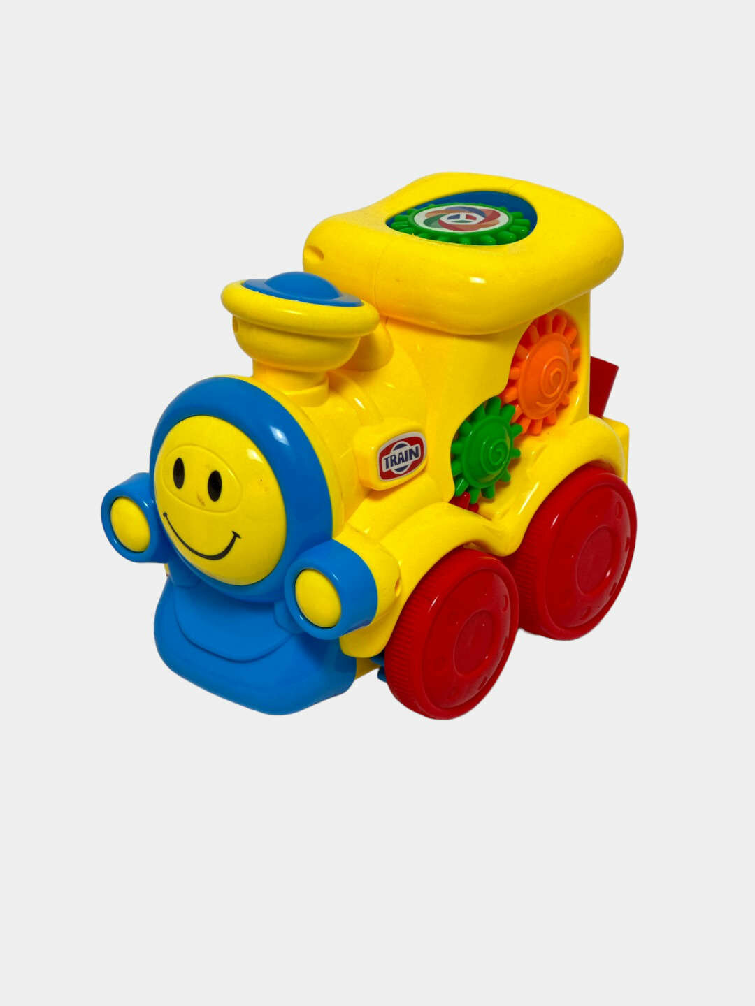 Поезд каталка развивающий, Для малышей первых шагов, Стимулирует моторику и баланс Код. 24430