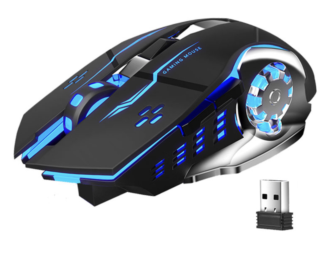 Mishka T Wolf BT Q13 беспроводные Bluetooth-наушники с RGB-подсветкой и микрофоном