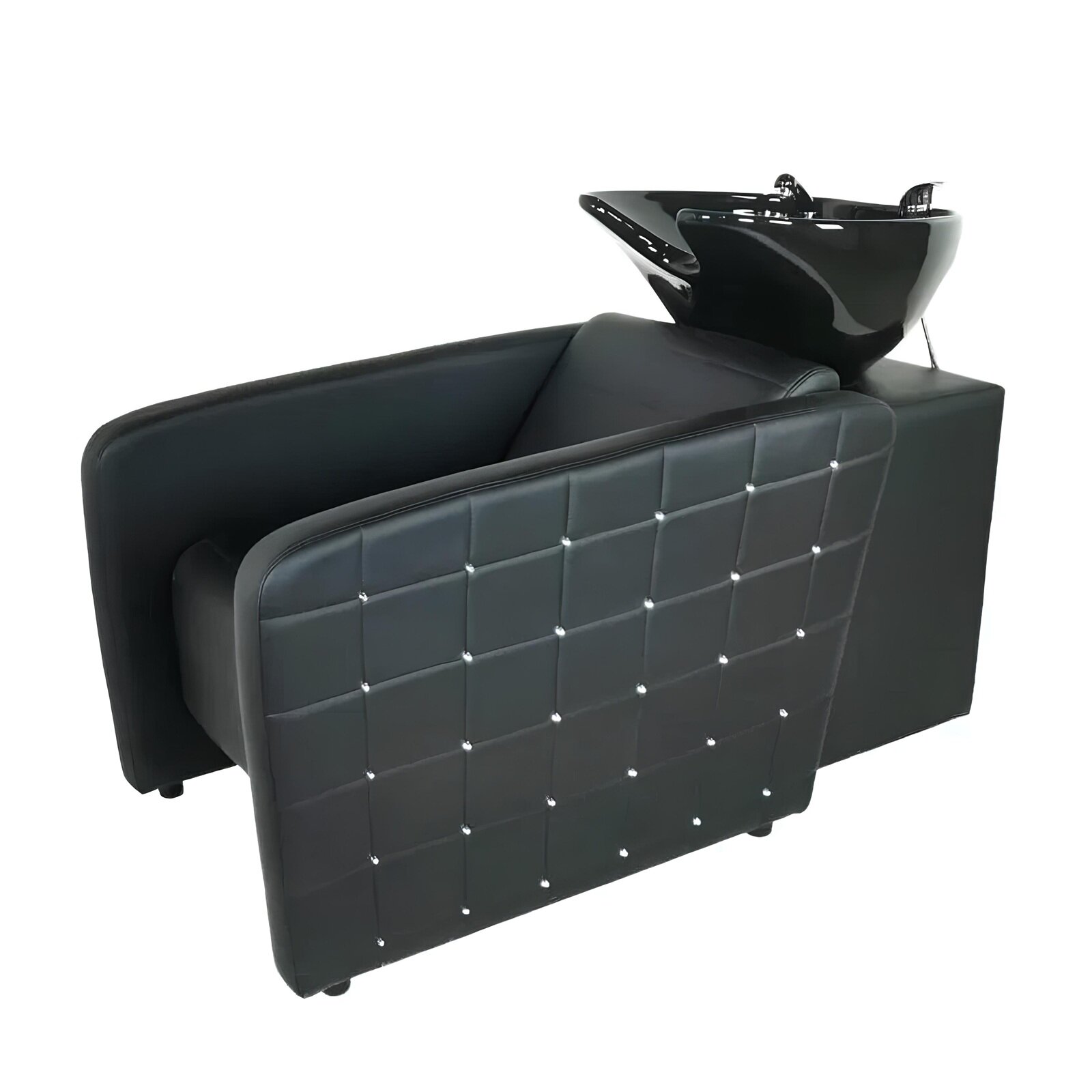 Парикмахерская мойка "Соло" цвет - черный черная глубокая раковина