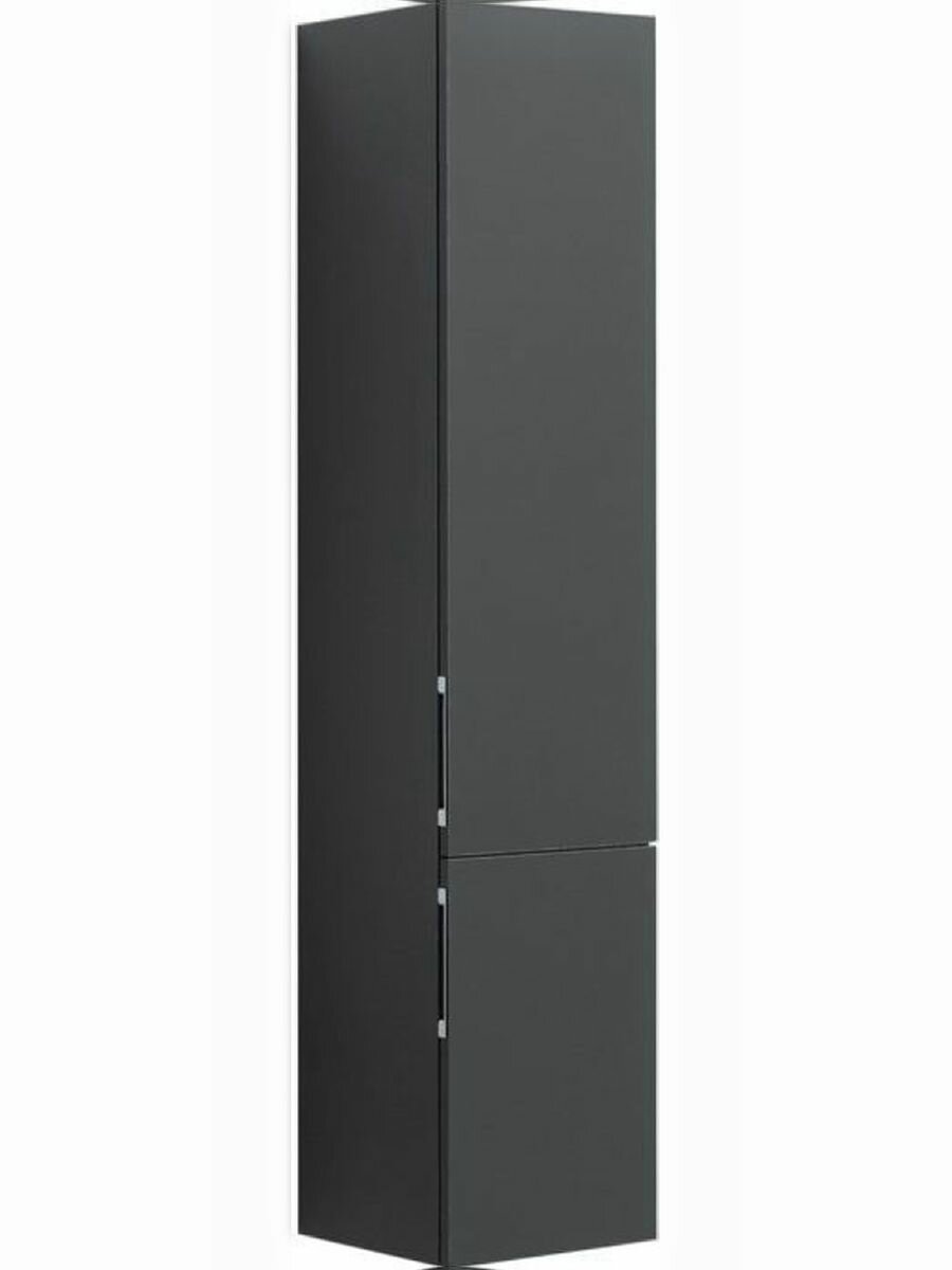 Шкаф-пенал Aquanet Алвита 35 серый антрацит – шкаф для ванной комнаты