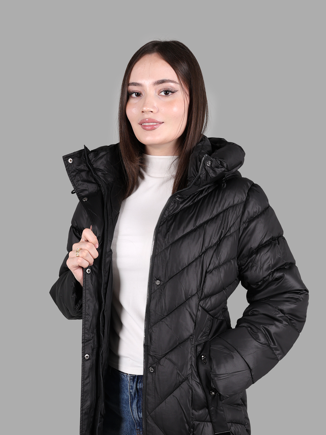 Куртка , размер 50, черный — фото 1