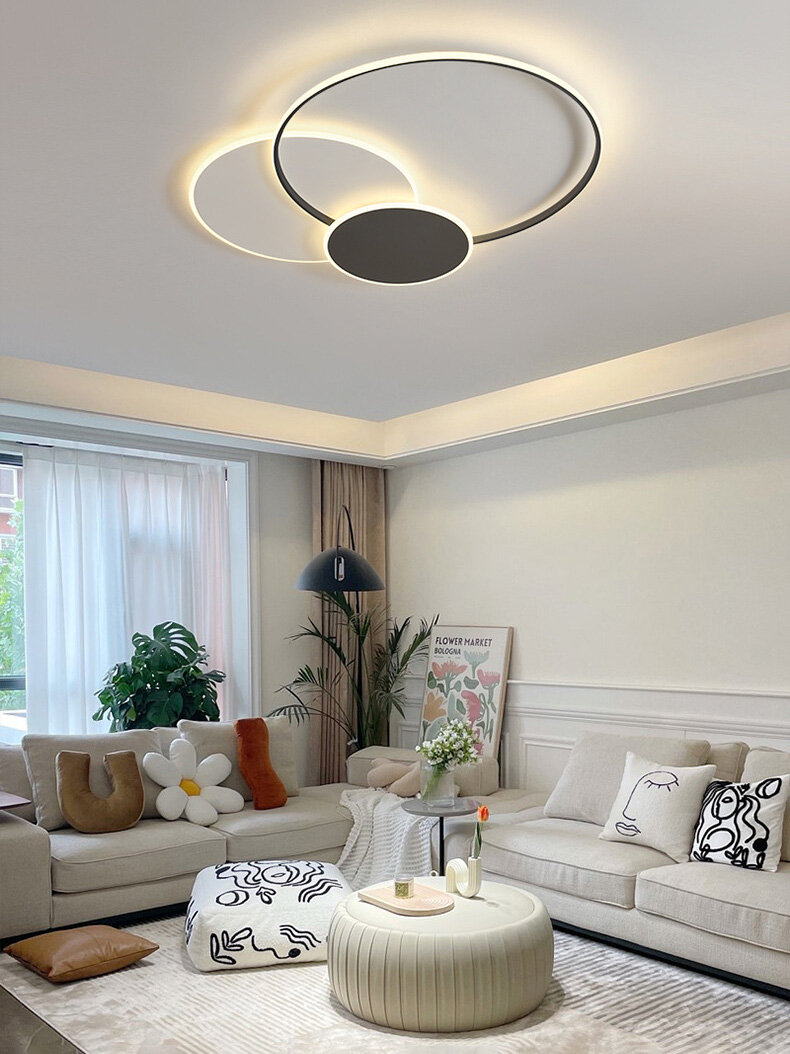 Изображение Умный потолочный светильник с дистанционным управлением (поддержка Xiaomi voice)