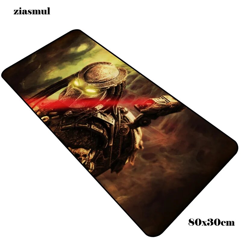 Резиновый коврик для мыши ziasmul Predator 80x30 см Size 700x300x4mm, mat 6