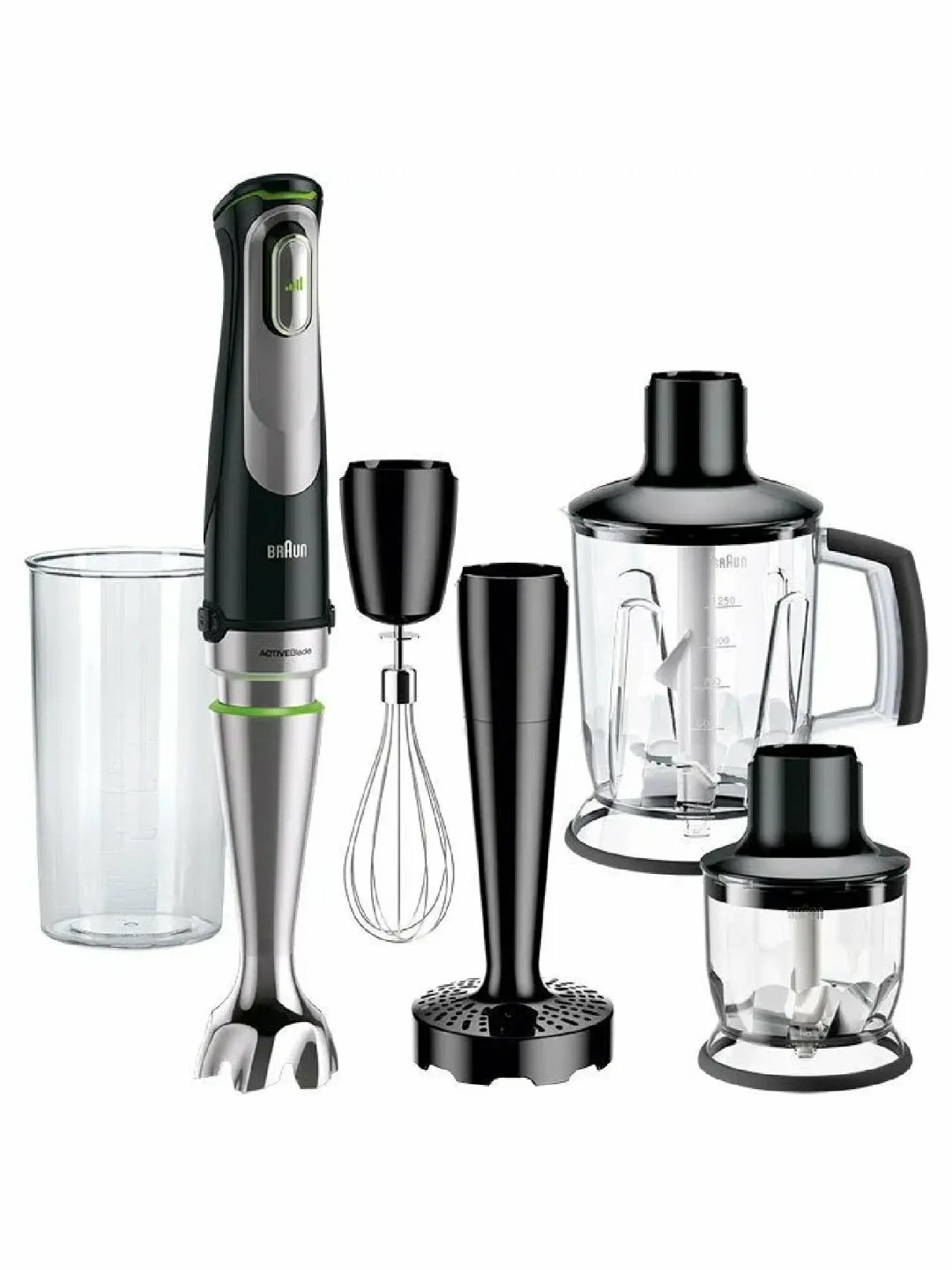 Блендер Braun MQ9147XI, мощность 1200Вт, технология ActiveBlade