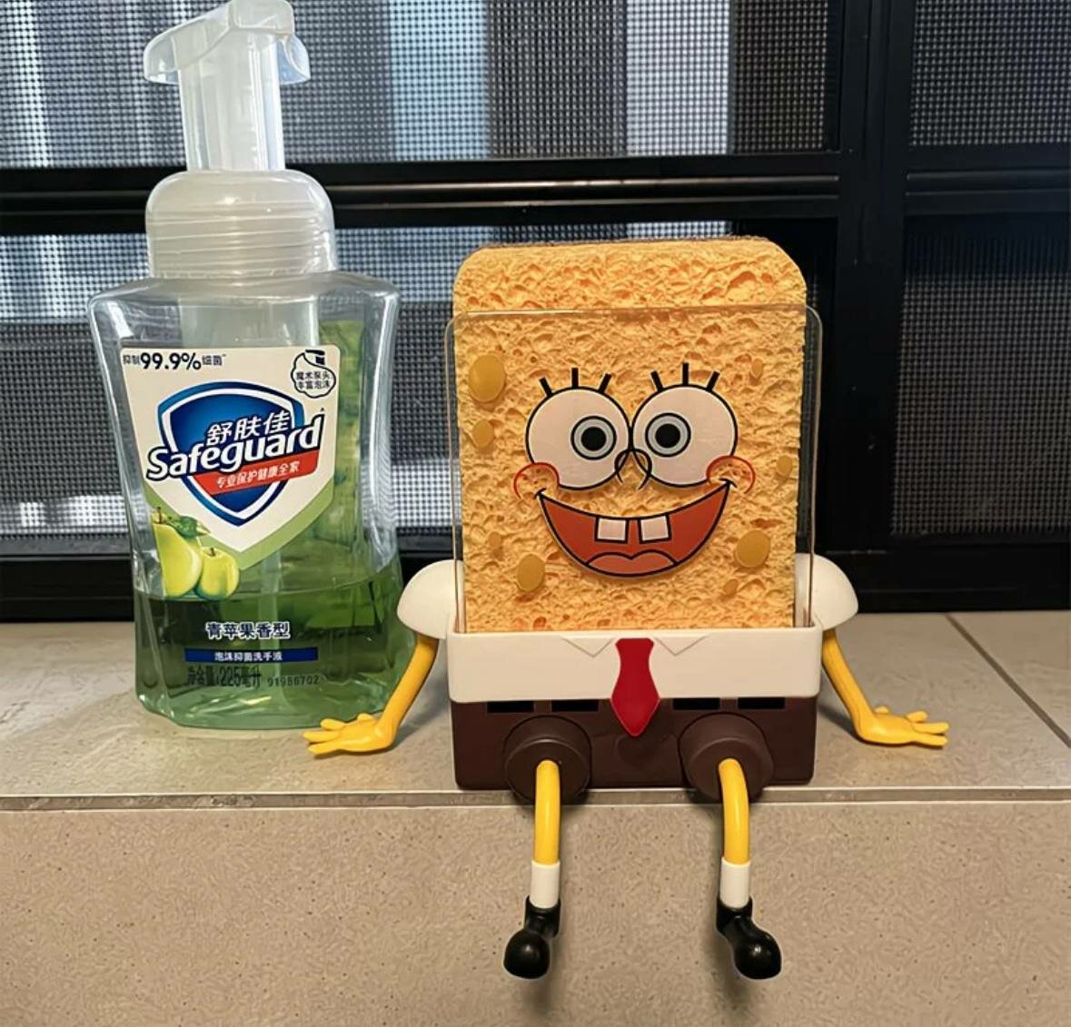 Подставка для губки в виде персонажа Спанч Боб Квадратные штаны Spongebob