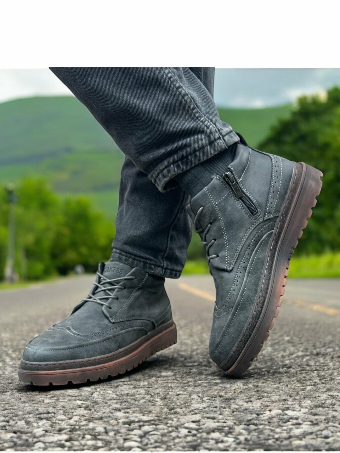 Полусапоги Master Seller Winter Line, полнота 1 (RU)/ на узкую стопу, размер 39 40 41 42 42 44, серый — фото 1