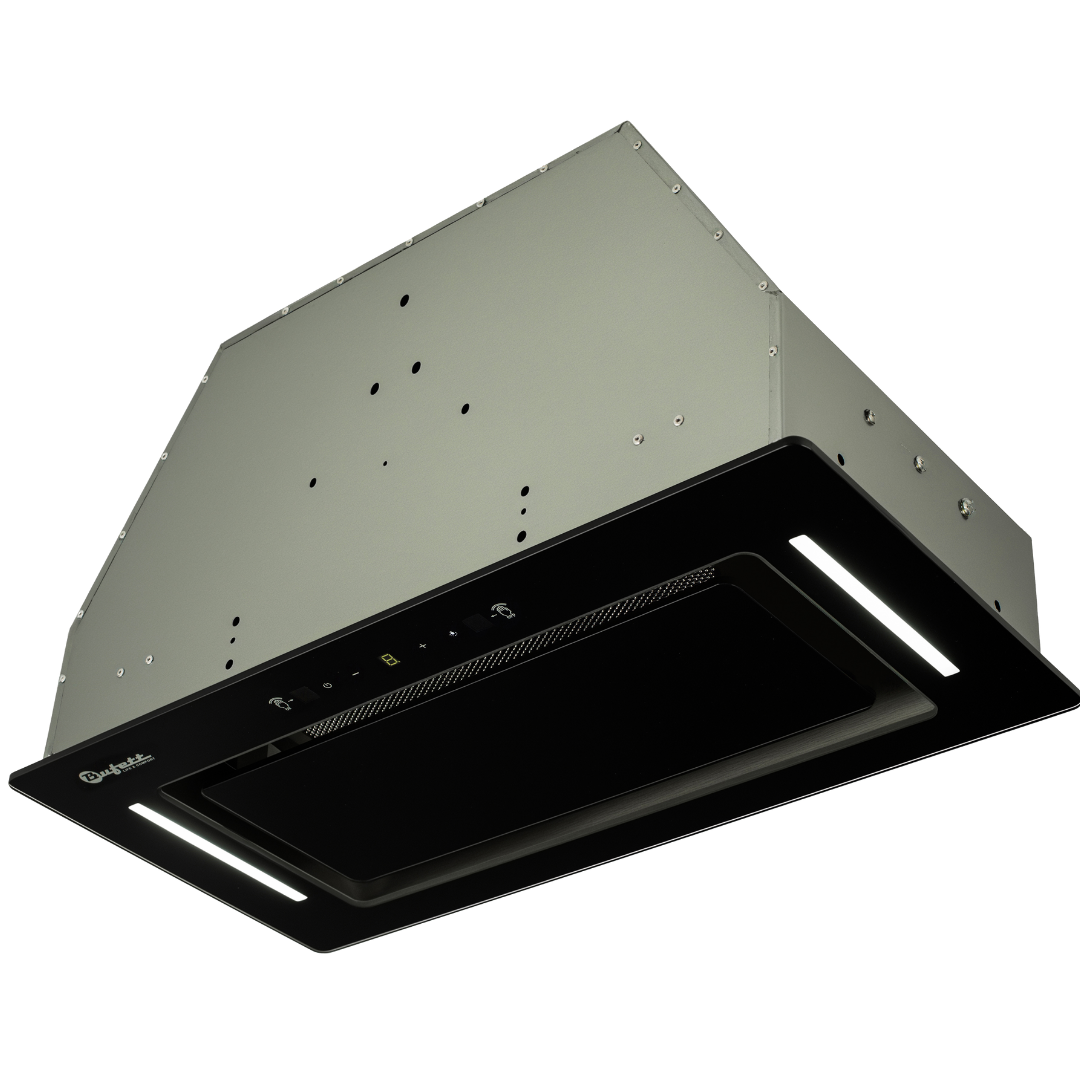Вытяжка для кухни встраиваемая Bufett GHD 237 с сенсорным управлением и дд, 60см, черная, 640237