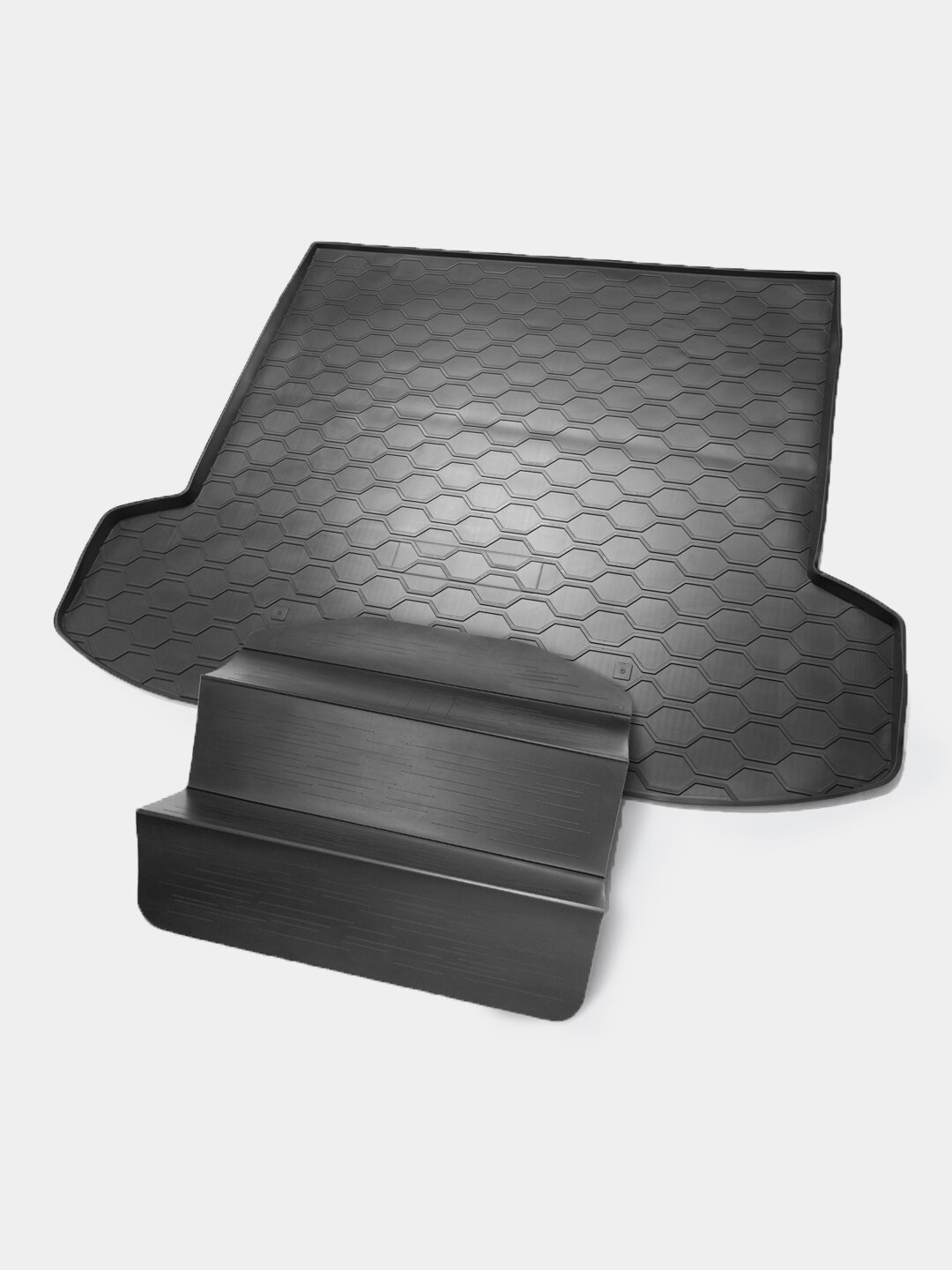 Коврики багажника Poliplast Hyundai Tucson IV, для багажника, с фартуком