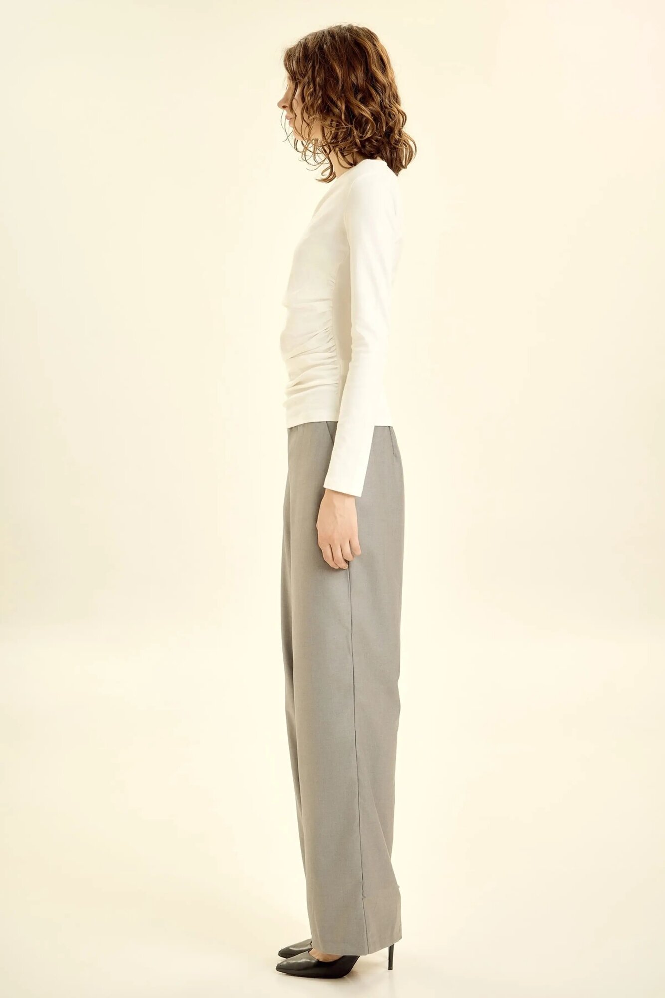 Лонгслив Selfie, размер XS, , белый — фото 1