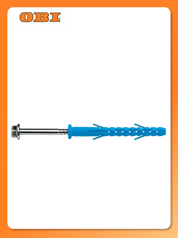 Дюбель фасадный европартнер ДФ Б 10х80 мм с шурупом ШГ и антикоррозийным покрытием 4 шт