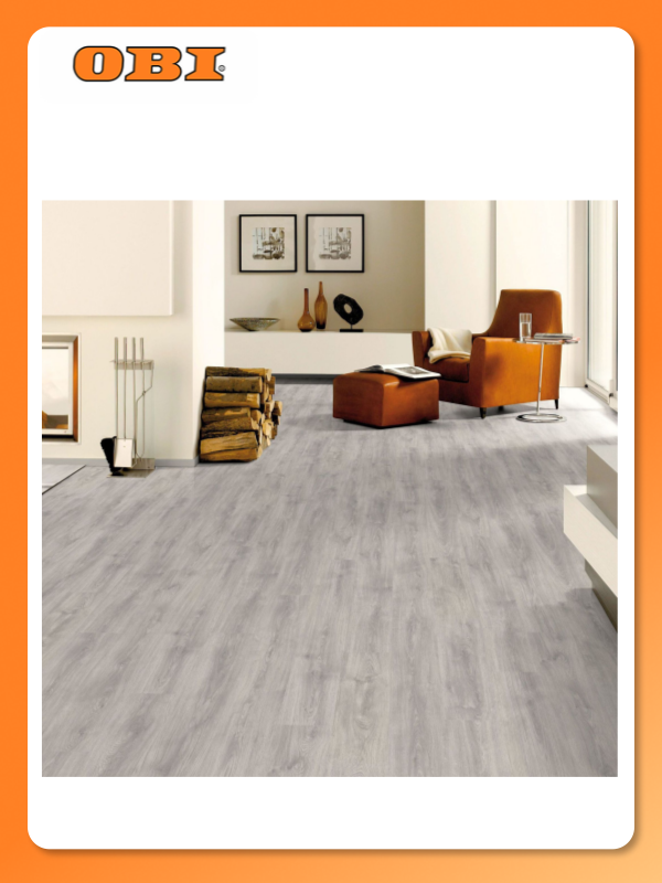 Ламинат EGGER  Дуб Нордкап   31 класс  влагостойкий  матовый  серый  6мм  1 305х1 95 м