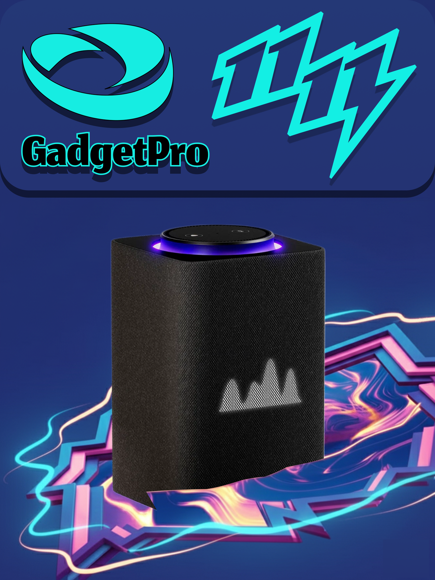 Умная колонка Яндекс Станция Лайт 00053: голосовой помощник Алиса, стильный дизайн, современный звук, Черный.