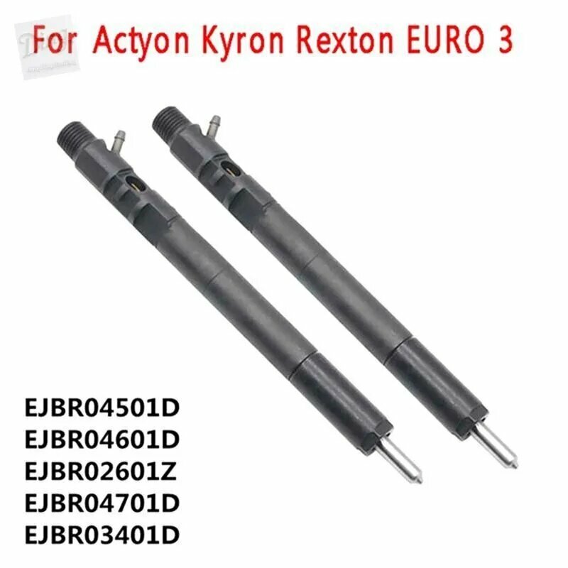 2 шт. для замены форсунки топливной форсунки Delphi CRDI-Crude Oil EJBR04701D Ssangyong Actyon Kyron Rexton EURO III B E Мотошины 135/R1