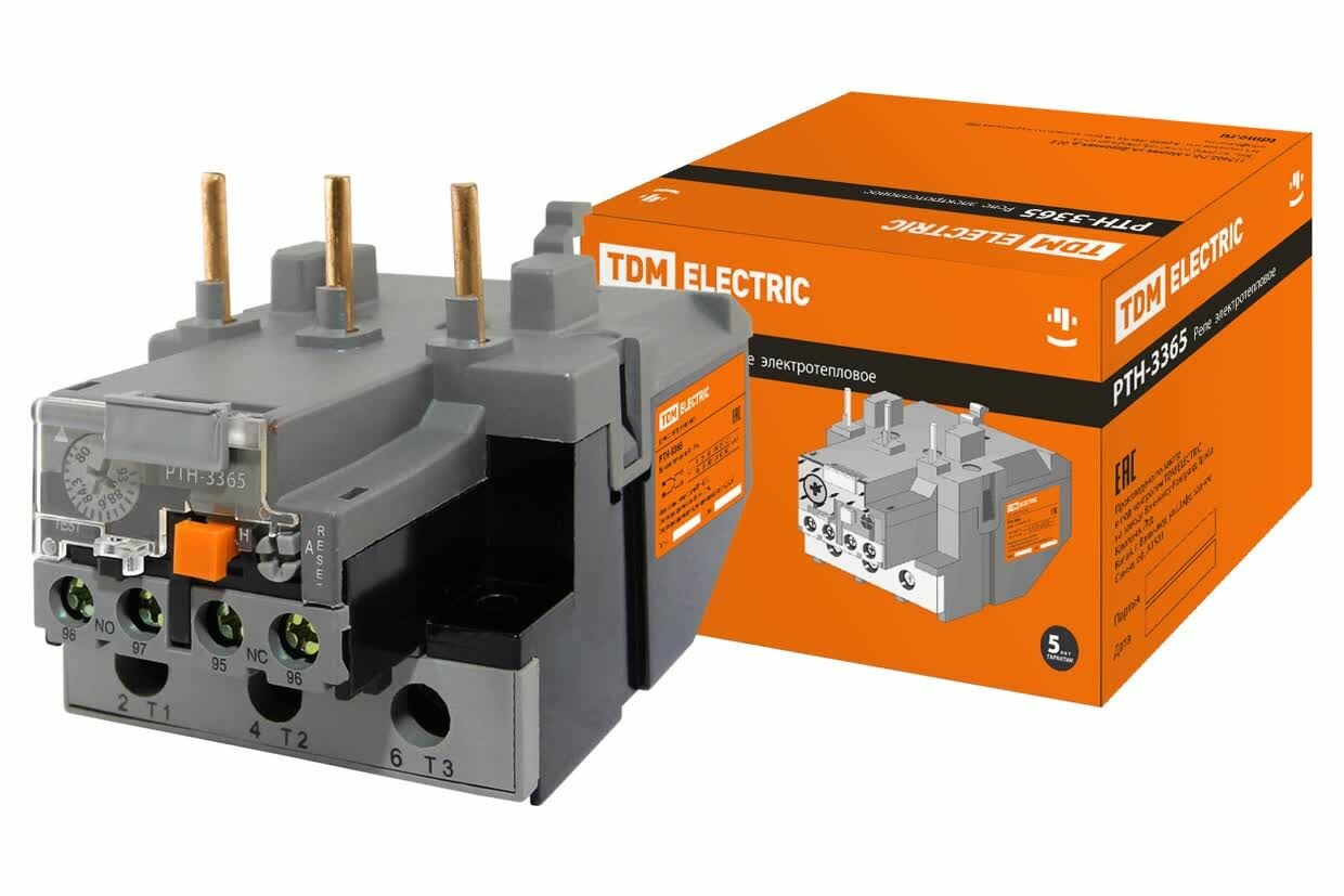 Реле электротепловое РТН-3365 80-93А TDM