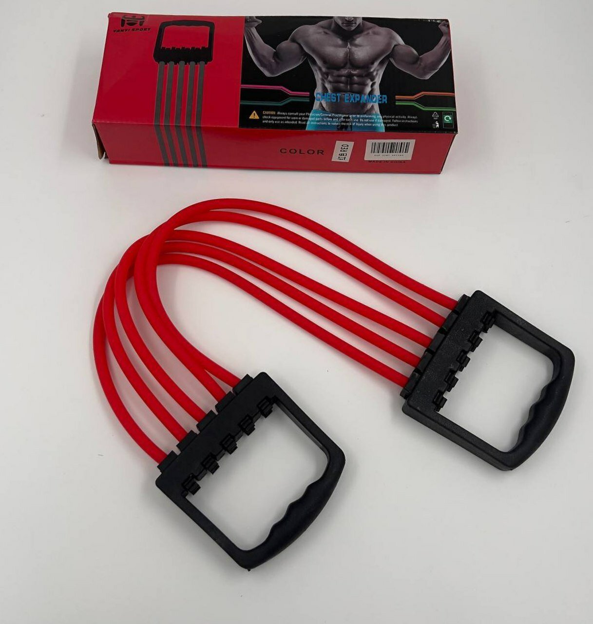 Эспандер для тренировки мышц груди, спины, рук, бицепса и трицепса,