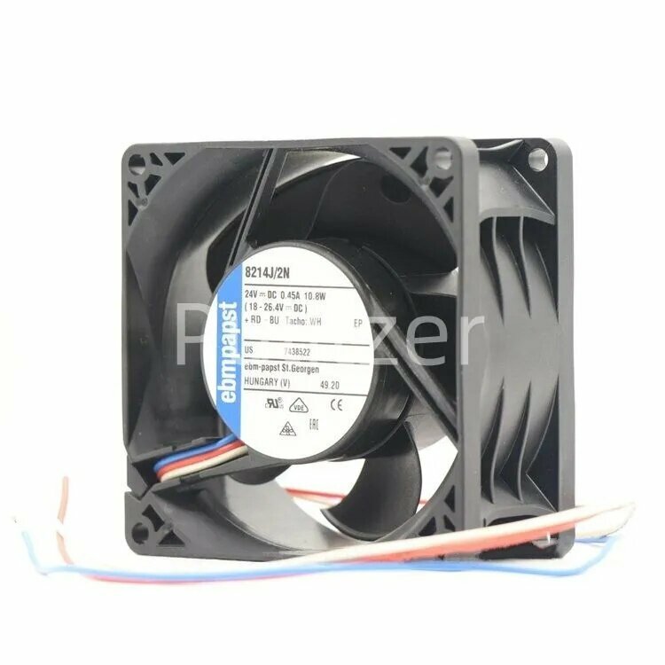 Ebmpapst 8214J/2N 24V 80*80*38mm компактный вентилятор охлаждения DC вентиляции