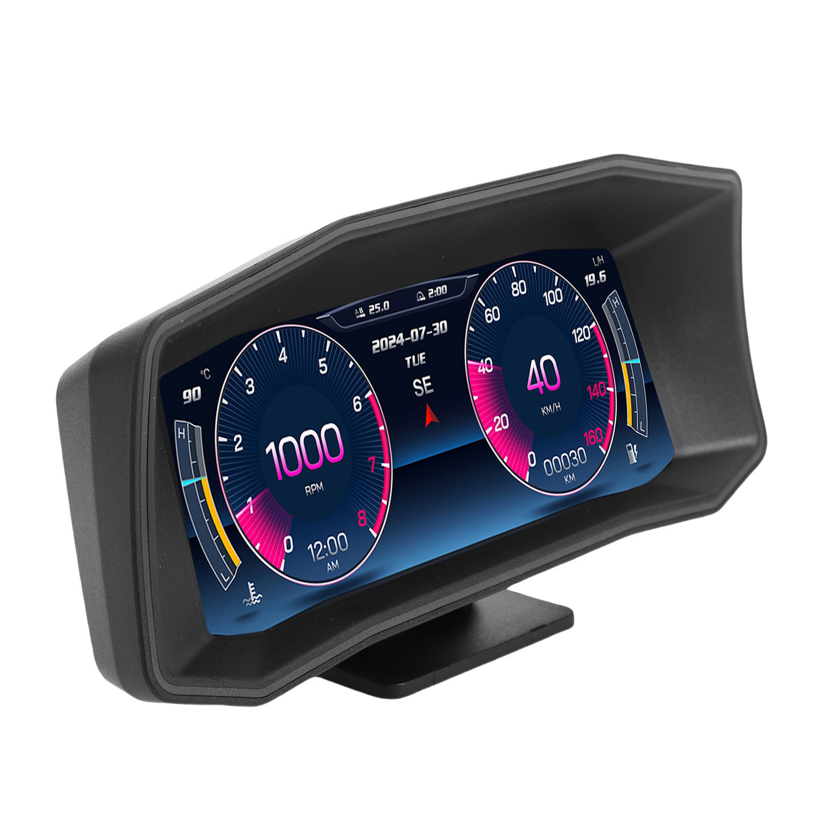 Автомобильный HUD-дисплей, точный GPS-инклинометр, акселерометр, цифровой автомобильный спидометр