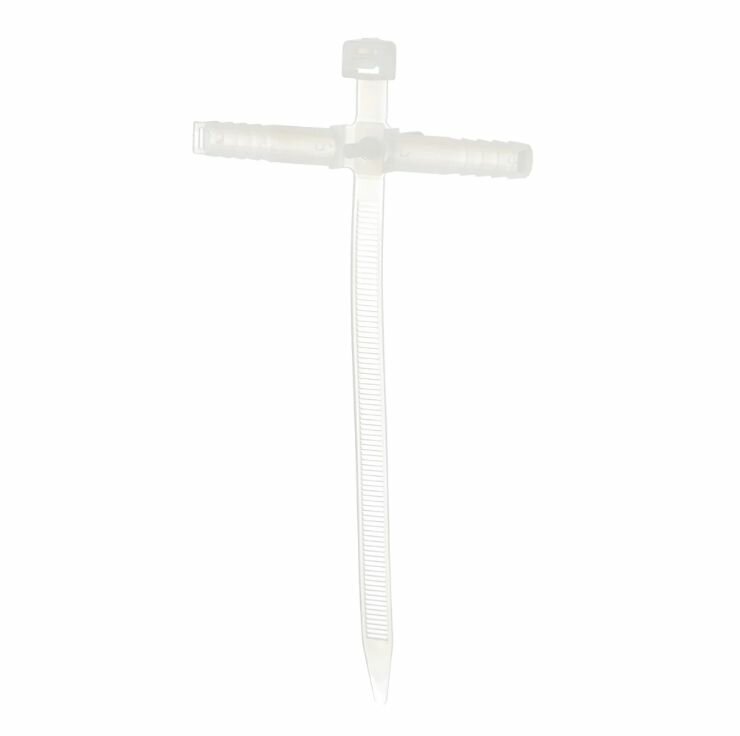 Хомут дюбельный EKF PROxima 7х150 серый 50 шт — фото 1