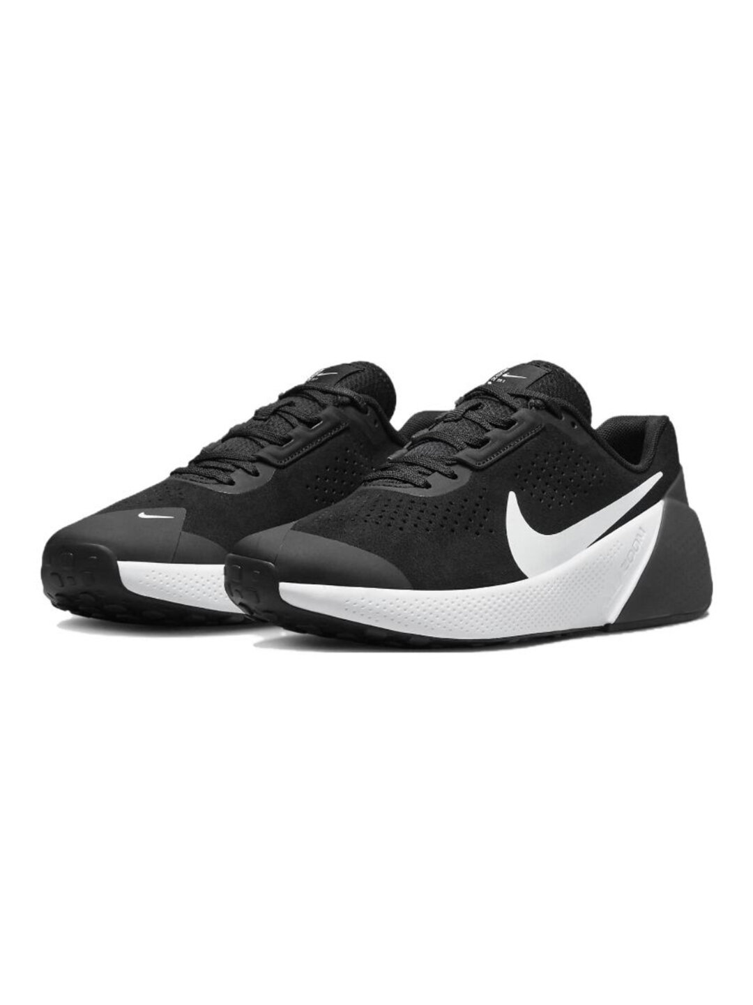 Кроссовки NIKE Air Zoom, полнота B (US)/ на среднюю стопу, размер 44.5 EU, black white — фото 1