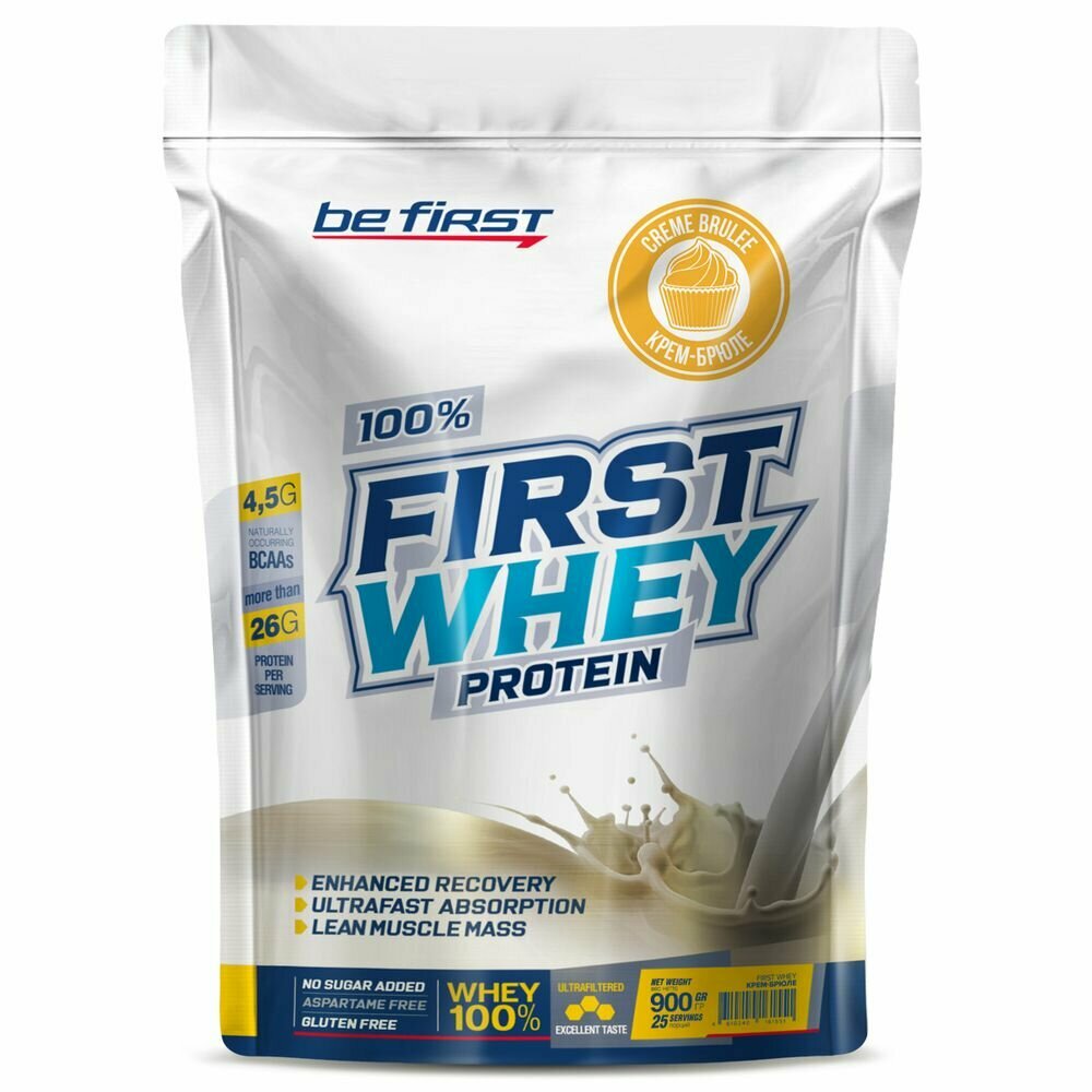Be First Whey instant 900 г Крем-брюле