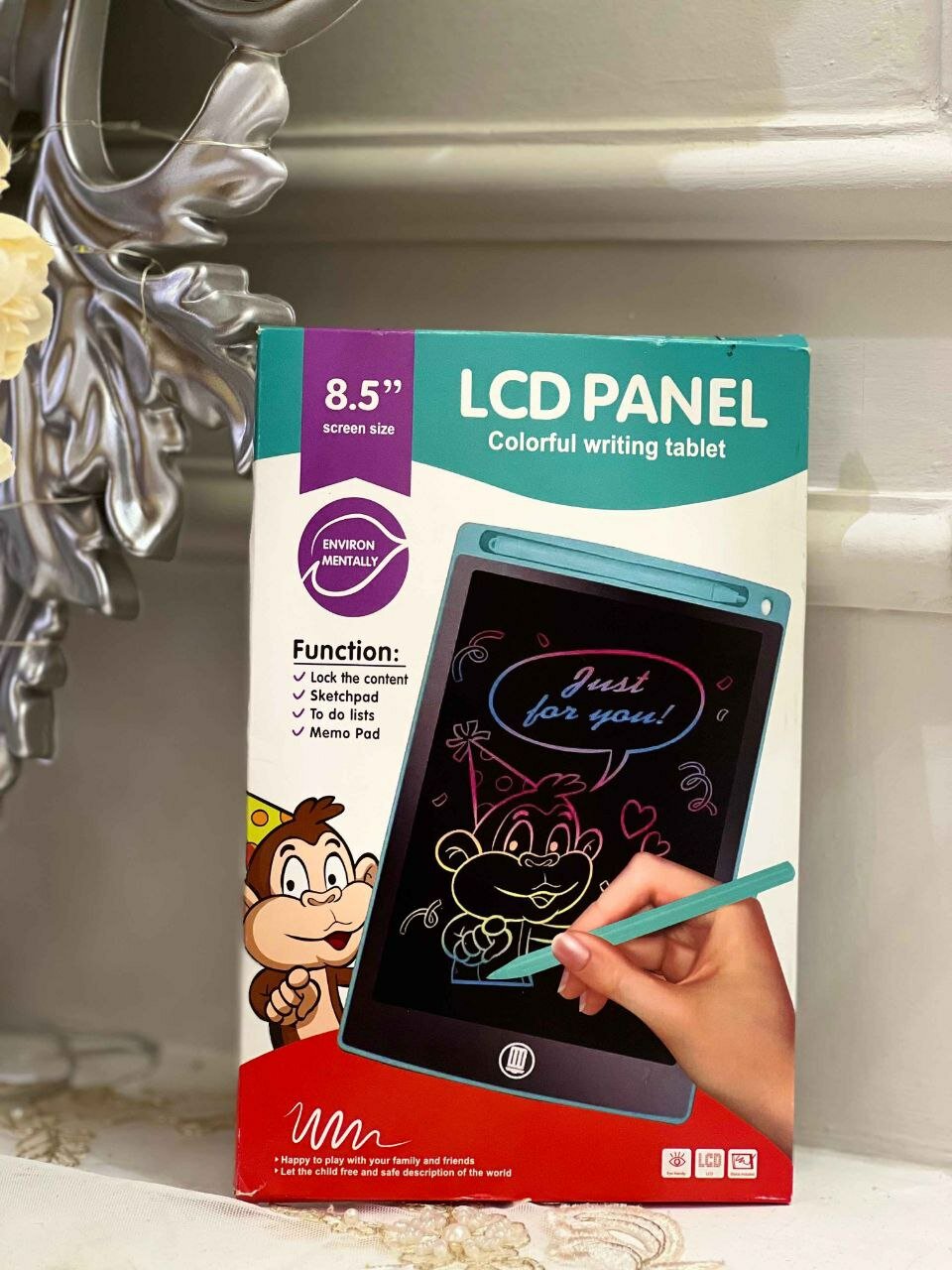 Планшет для рисования с функцией стилуса LCD, детский, 8.5", 10", 12" — фото 1